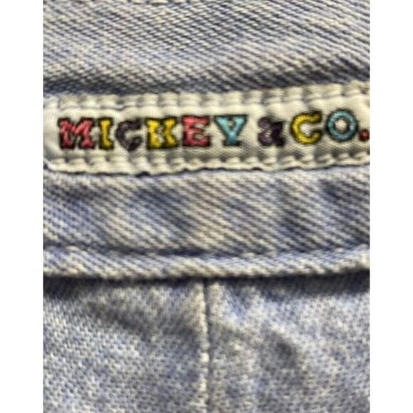 Mickey & co vintage girls denim embroidered skort size 12 - Picture 8 of 8